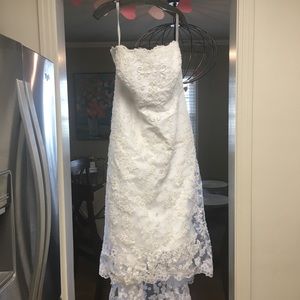 Perfect Garden/Beach wedding dress. Size 18W